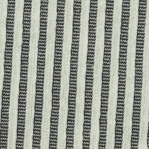 Dark Grey Stripe Jersey Knit, Polyester