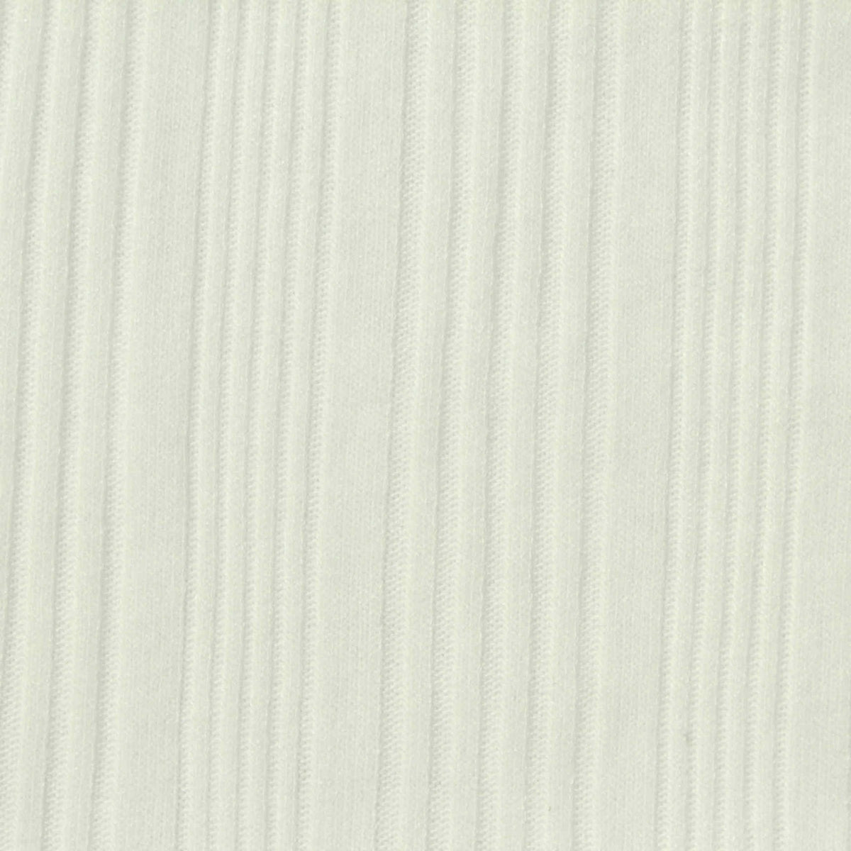 Viscose Polyester Blend Rib Knit Fabric, 230 gsm, 160 cm — White