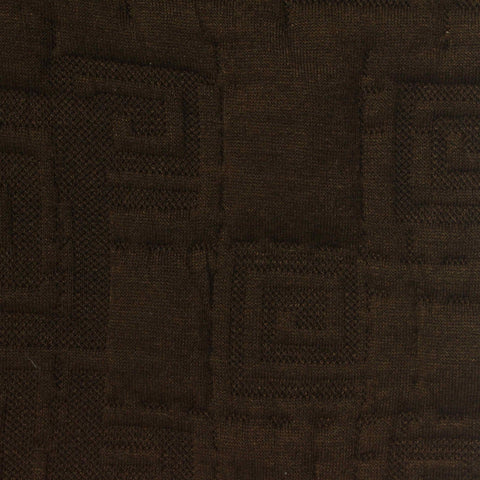 Dark Brown Tone-on-Tone Jacquard, Polyester, 380 gsm, 160 cm, ref EF-274902