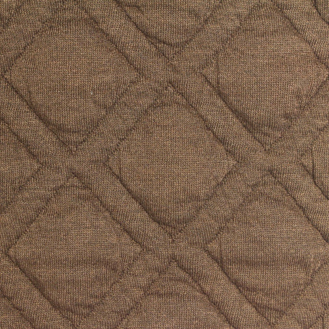 Brown Diamond Jacquard, Polyester, 380 gsm