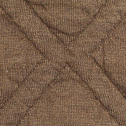 Brown Diamond Jacquard, Polyester, 380 gsm