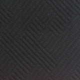 Black Diagonal-Stripe Jacquard, Poly-Cotton