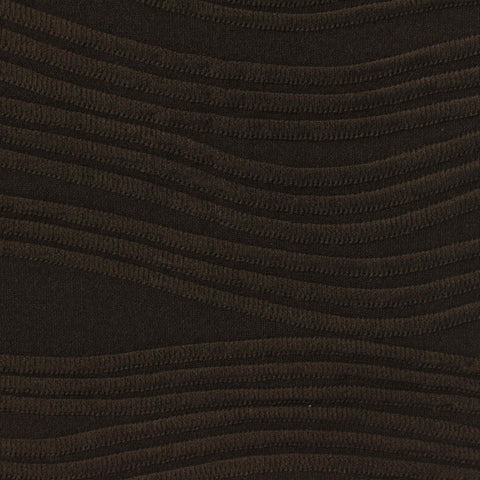 Dark Brown Tone-on-Tone Jersey Knit, Poly-Spandex