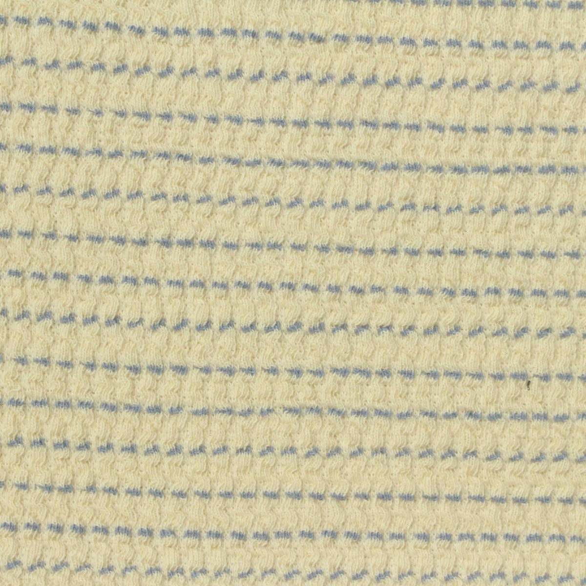 Blue Horizontal-Stripe Jacquard, Cotton