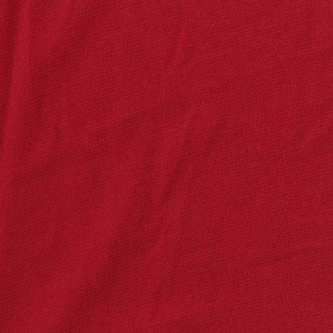 Polyester Stretch ITY Knit Fabric, 180 gsm, 170 cm — Red