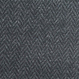 Dark Grey Marled-Herringbone Jacquard, Poly-Cotton — texture