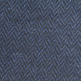 Blue Herringbone Jacquard, Poly-Cotton — texture
