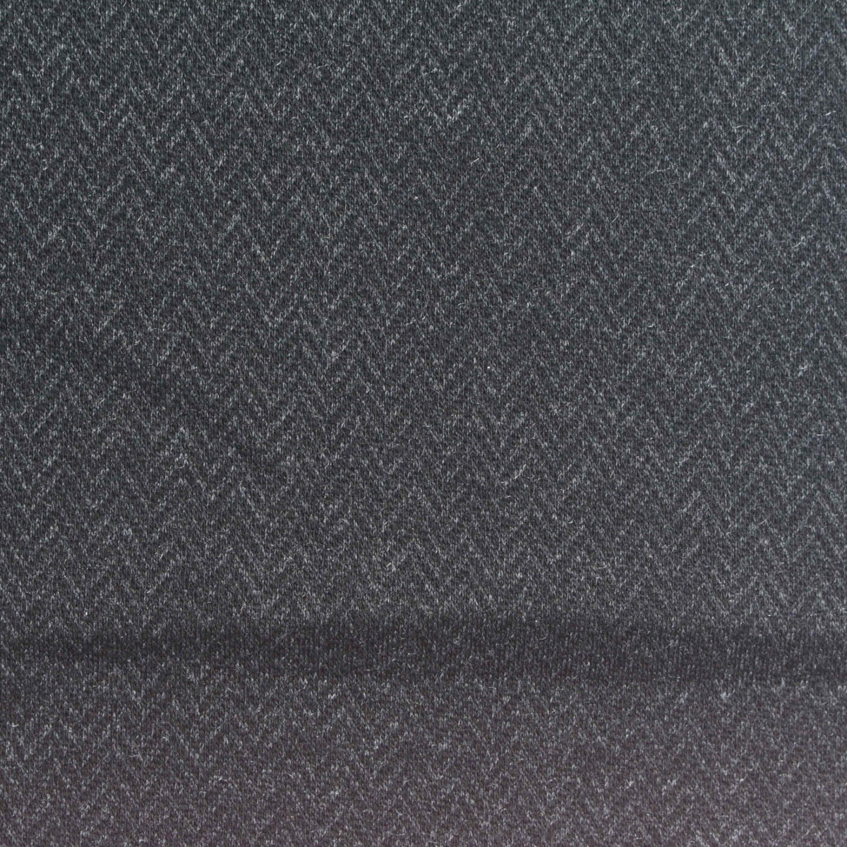 Dark Grey Herringbone Jacquard, Poly-Cotton