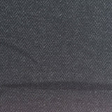 Dark Grey Herringbone Jacquard, Poly-Cotton