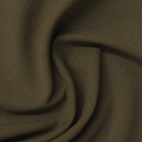 Polyester Stretch Knit Fabric, 230 gsm, 150 cm — Khaki