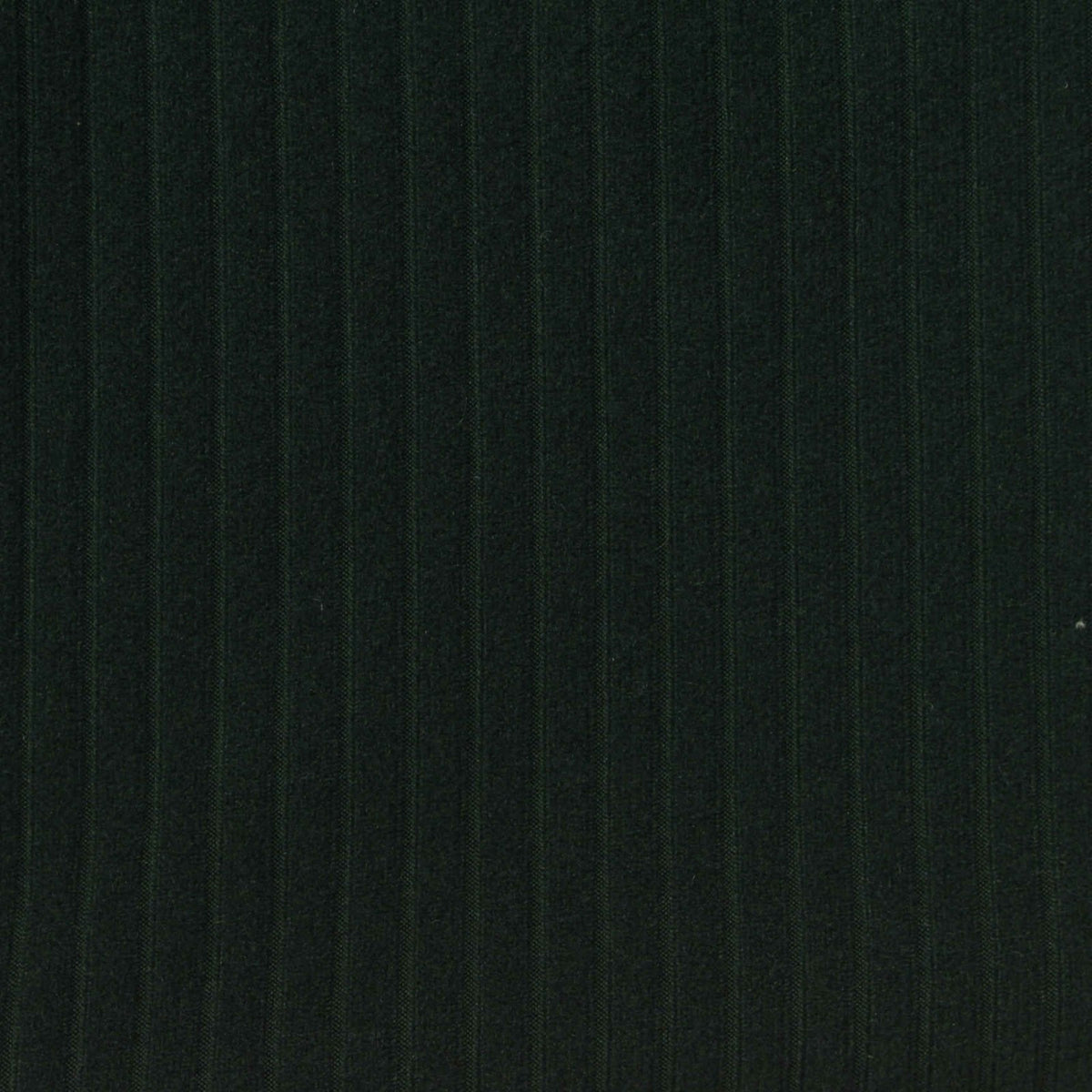 Dark Green Vertical-Stripe Rib Knit, Polyester, 185 gsm