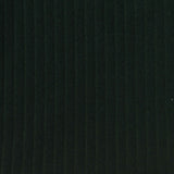 Dark Green Vertical-Stripe Rib Knit, Polyester