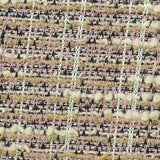 Pink Textured Interlock Knit, Polyester — texture