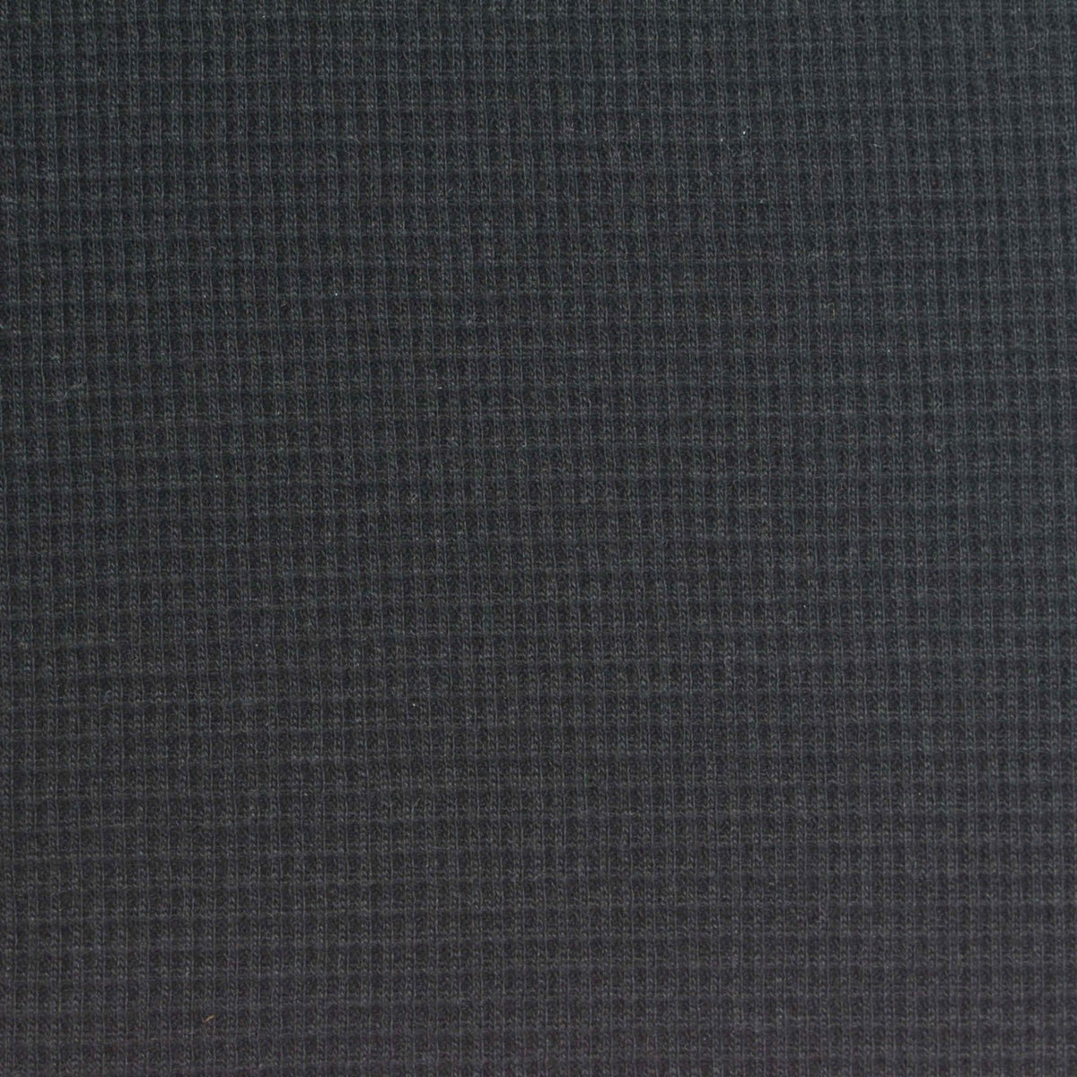 Dark Grey Marl Waffle Knit, Cotton-Poly, 200 gsm