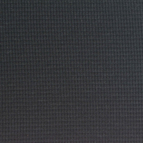 Dark Grey Marl Waffle Knit, Cotton-Poly, 200 gsm