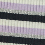 Black Horizontal-Stripe Rib Knit, Cotton-Poly — texture