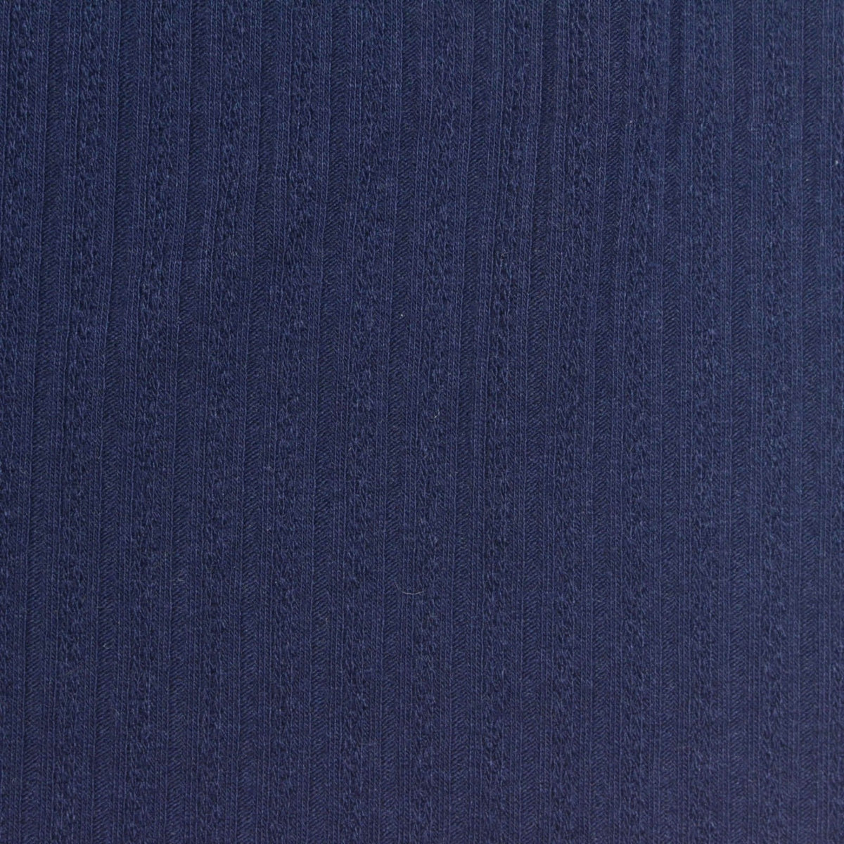 Dark Blue Tone-on-Tone Rib Knit, Polyester