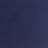 Dark Blue Tone-on-Tone Rib Knit, Polyester