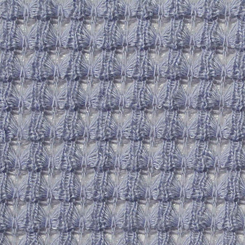 Jacquard Polyester Stretch Jersey Knit Fabric, 235 gsm, 168 cm — Blue