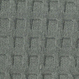 Grey Tone-on-Tone Square Waffle Knit, Cotton-Poly — texture