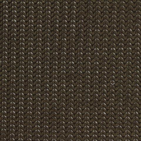 Dark Olive Geometric Chunky Knit, Poly-Viscose