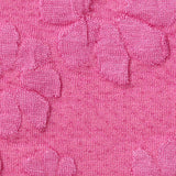 Pink Floral Jacquard, Poly-Viscose — texture