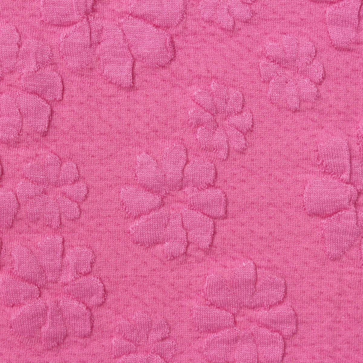 Pink Floral Jacquard, Poly-Viscose