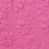 Pink Floral Jacquard, Poly-Viscose