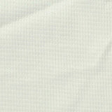 100% Polyester Interlock Knit Fabric, 130 gsm, 180 cm — White — texture