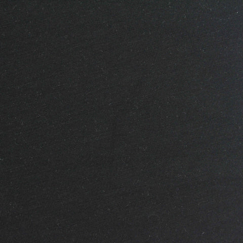 Cotton Tencel Lyocell Stretch Jersey Knit Fabric, 175 gsm, 168 cm — Black