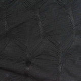 Black Tone-on-Tone Crepe, Polyester