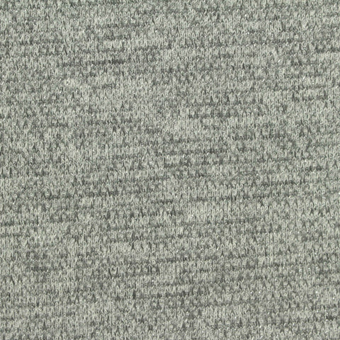 Heathered Grey Marl Interlock Knit, Polyester, 235 gsm
