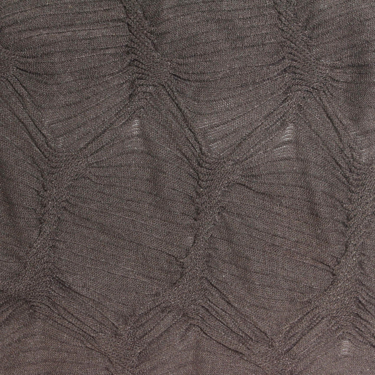 Jacquard Polyester Stretch Crepe Fabric, 190 gsm, 150 cm — Brown