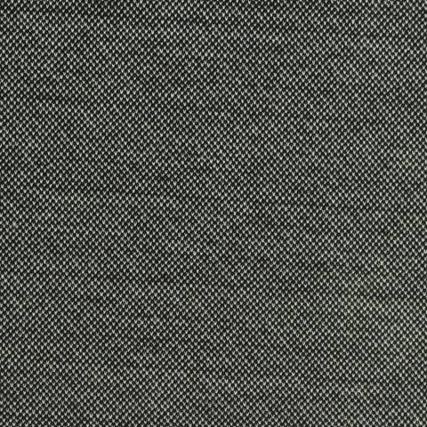 Black Marl Interlock Knit, Polyester, 320 gsm