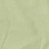 Cotton Stretch Rib Knit Fabric, 195 gsm, 150 cm — Green — texture