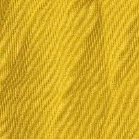 Cotton Stretch Jersey Knit Fabric, 190 gsm, 180 cm — Yellow