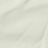 Cotton Polyester Rib Knit Fabric, 270 gsm, 150 cm — White — texture