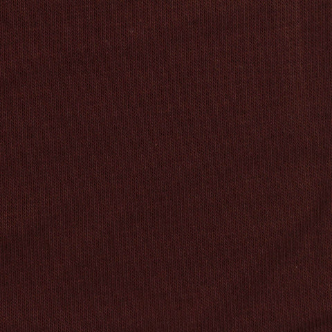 Cotton Polyester French Terry Fabric, 300 gsm, 170 cm — Brown