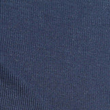 Cotton Stretch Rib Knit Fabric, 220 gsm, 150 cm — Navy — texture