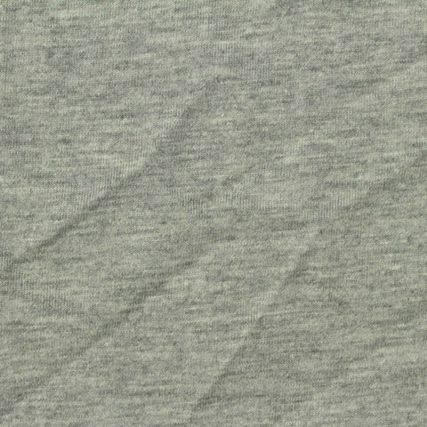 Grey Marl Jersey Knit, Cotton-Poly, 145 gsm