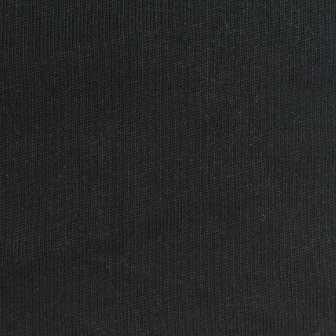 100% Cotton Jersey Knit Fabric, 270 gsm, 170 cm — Black