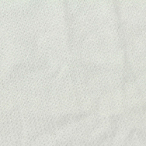 Cotton Stretch Rib Knit Fabric, 210 gsm, 180 cm — White