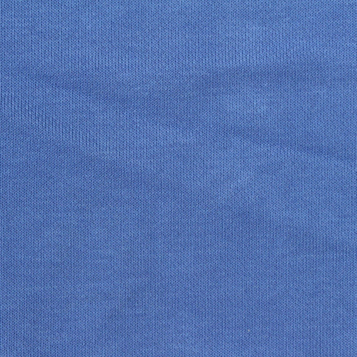 Cotton Polyester French Terry Fabric, 280 gsm, 170 cm — Blue, ref EF-275370