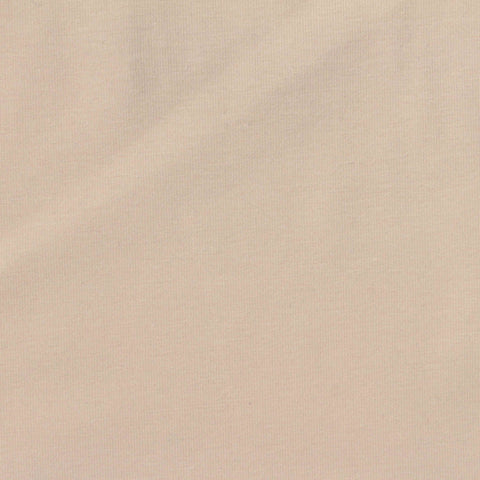 Cotton Stretch Jersey Knit Fabric, 200 gsm, 185 cm — Beige