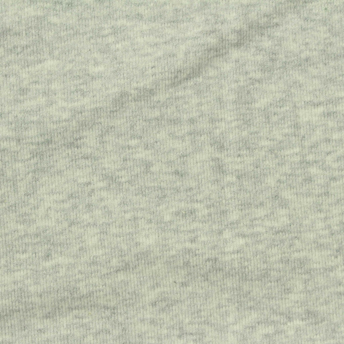 Light Grey Marl Rib Knit, Cotton, 230 gsm