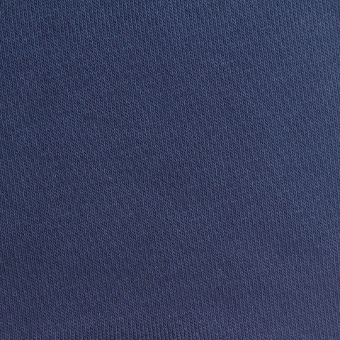 Brushed Cotton Polyester French Terry Fabric, 300 gsm, 170 cm — Navy, ref EF-275401
