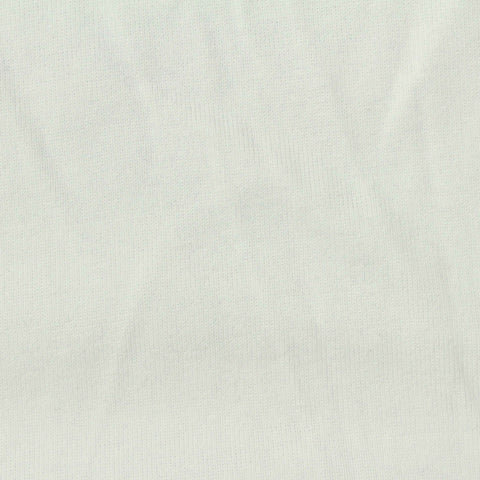 100% Cotton Rib Knit Fabric, 330 gsm, 150 cm — White