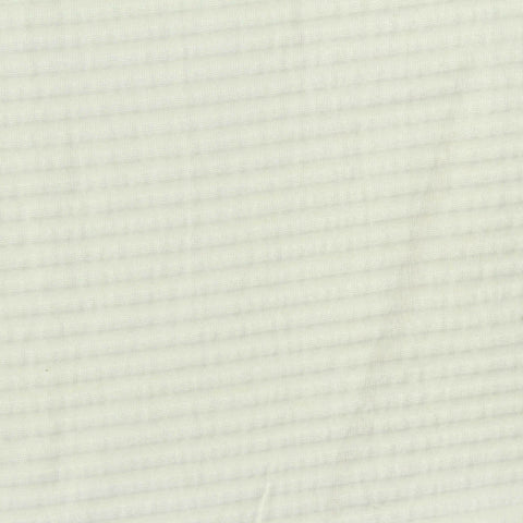 Striped Polyester Stretch Knit Fabric, 240 gsm, 148 cm — Beige