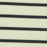 Dark Grey Horizontal-Stripe Jersey Knit, Cotton — texture