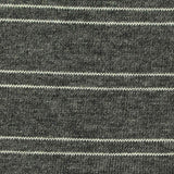 White Horizontal-Stripe Jersey Knit, Cotton — texture